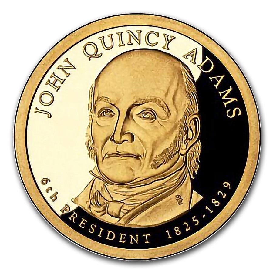 2008-S John Quincy Adams Presidential Dollar: 2008-S John Quincy Adams Presidential Dollar Proof SKU no: RBJ43956 Year: 2008 Grade: Proof Grade Service: None Denomination: $1.00 Mint Mark: S - San Francisco Metal Content: 0 troy oz <