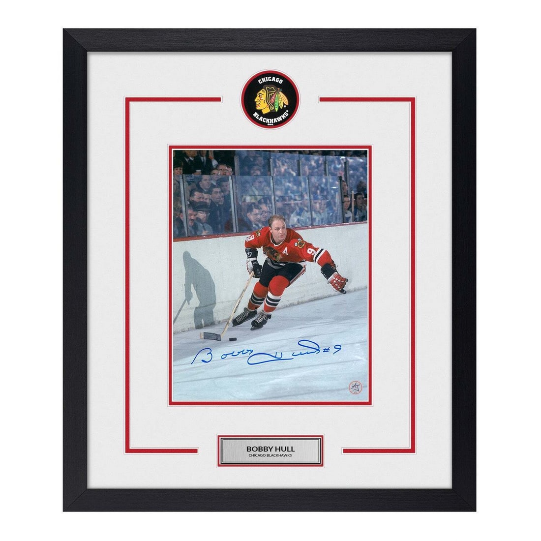 ED BELFOUR JEREMY ROENICK DUAL SIGNED 8X10 PHOTO - CHICAGO
