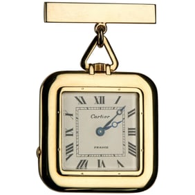 Cartier Yellow Gold Antique Square 29