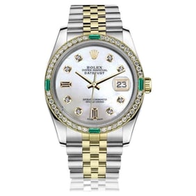 Rolex Ladies Datejust Vintage Diamond Bezel
