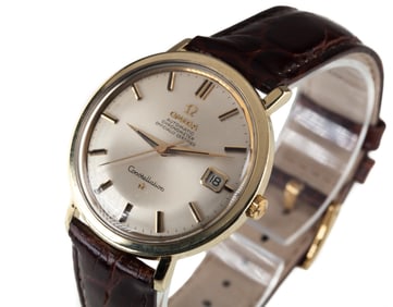 Omega ? Mens Gold-Plated Constellation Chronometer