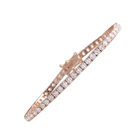 5.01 Carat Natural Diamond Tennis Bracelet
