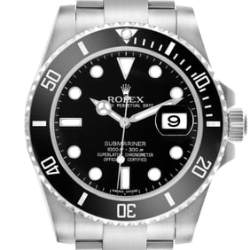 Rolex Submariner Date Black Dial Steel