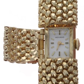 Movado Secret Wristwatch - Yellow Gold