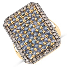 2.64 CT Genuine Blue Sapphire and