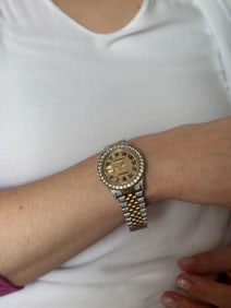 Rolex Datejust All Diamond Two Tone