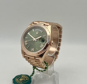 New Day-Date Rose Gold 40mm Olive
