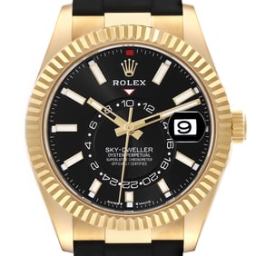 Rolex Sky-Dweller Yellow Gold Black Dial