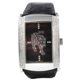 Diamonds Pave Dial Luxury Swiss Quartz