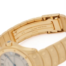 Cartier 18 Karat Yellow Gold Santos