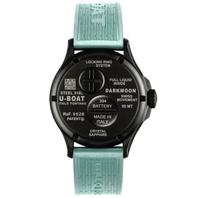U-Boat Darkmoon 44mm Black Dial Aquamarine