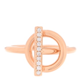 Hermes 18K Rose Gold Diamond PM