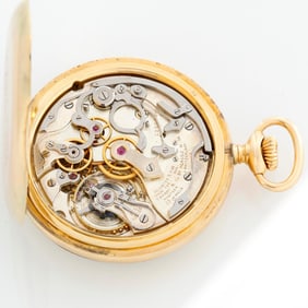 Agassiz Chronograph 14K Yellow Gold Pocket