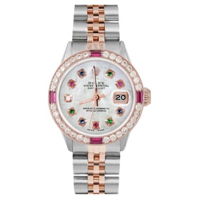 Rolex Ladies Rose Gold Datejust MOP