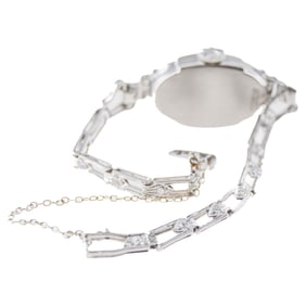 Hamilton Platinum Ladies Art Deco Styled
