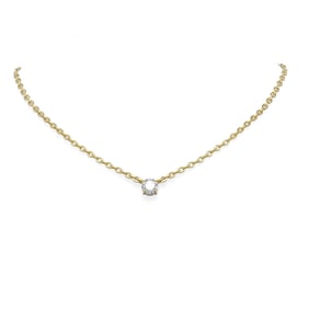 1.01 ctw Diamond Necklace 18K Yellow Gold