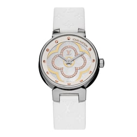 Louis Vuitton Stainless Steel Rubber Diamond