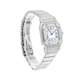Cartier Santos Galbee Silver Dial Small