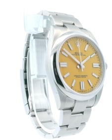 Rolex Oyster Perpetual 124300 Yellow Dial