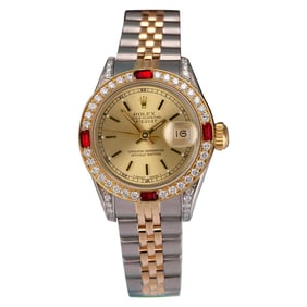 Rolex Datejust Champagne Index Dial Two