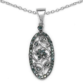 0.27 CT Genuine Blue Diamond 14K