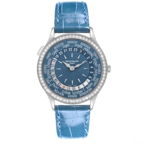Patek Philippe World Time Complications White