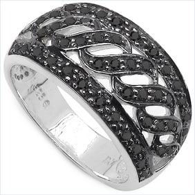 0.54 CT Genuine Black Diamond 14K
