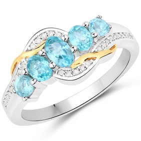 0.89 CT Genuine Apatite and White