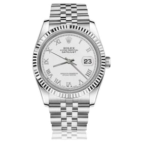 Rolex 26mm Datejust Stainless Steel White