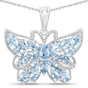 4.84 CT Genuine Swiss Blue Topaz