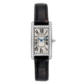 Cartier Tank Americaine White Gold Diamond