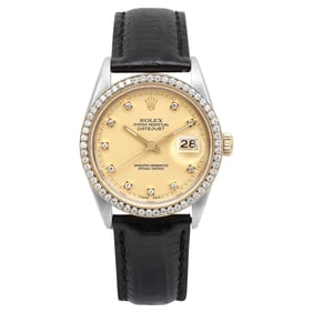 Rolex Datejust 18K Yellow Gold Steel