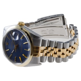 Rolex Two Tone Datejust With Rare,