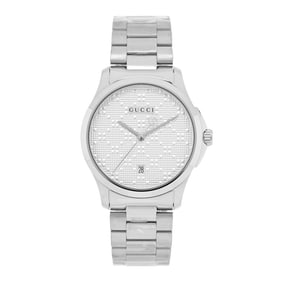 Gucci Stainless Steel 38mm G-Timeless Diamante