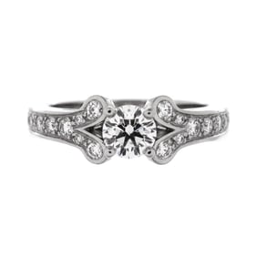 Cartier Ballerine Solitaire Ring Platinum with