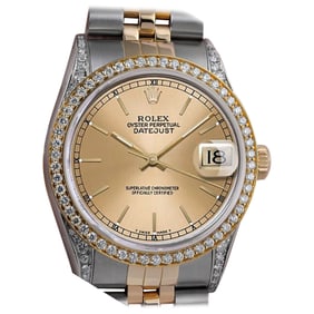Rolex Datejust Champagne Index Dial Automatic
