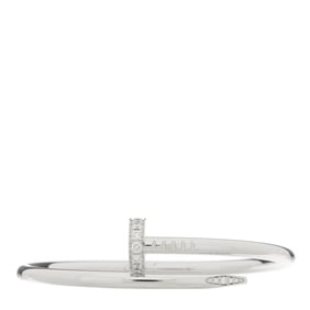 Cartier 18K White Gold Diamond Juste