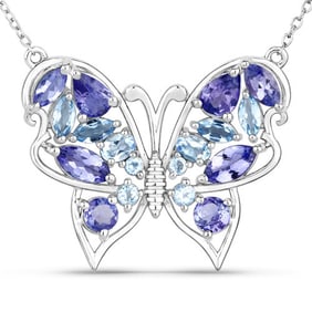 3.60 CT Genuine Tanzanite and Swiss
