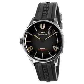 U-Boat Capsoil Darkmoon Quartz Black Dial