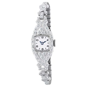 Bulova Cocktail Watch with Platinum &