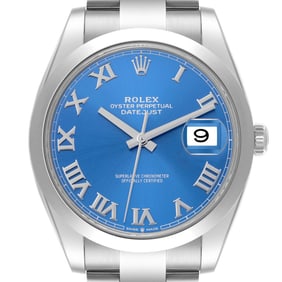 Rolex Datejust 41 Blue Roman Dial