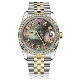 Ladies Rolex Datejust Vintage Diamond Bezel