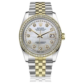 Rolex Ladies Datejust Vintage Diamond Bezel