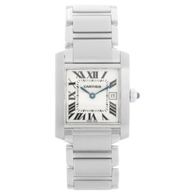 Cartier Tank Francaise Midsize Stainless Steel