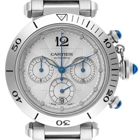 Cartier Pasha Seatimer Chronograph Steel Mens
