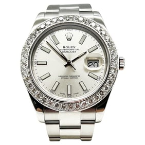 Rolex Datejust II 116300 Silver Index
