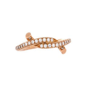Cartier Entrelaces Ring 18K Rose Gold