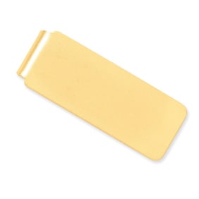 14k Solid Gold Money Clip (Brushed