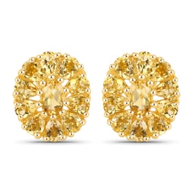 4.06 CT Genuine Citrine 14K Yellow