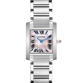 Cartier Tank Francaise Mother Of Pearl